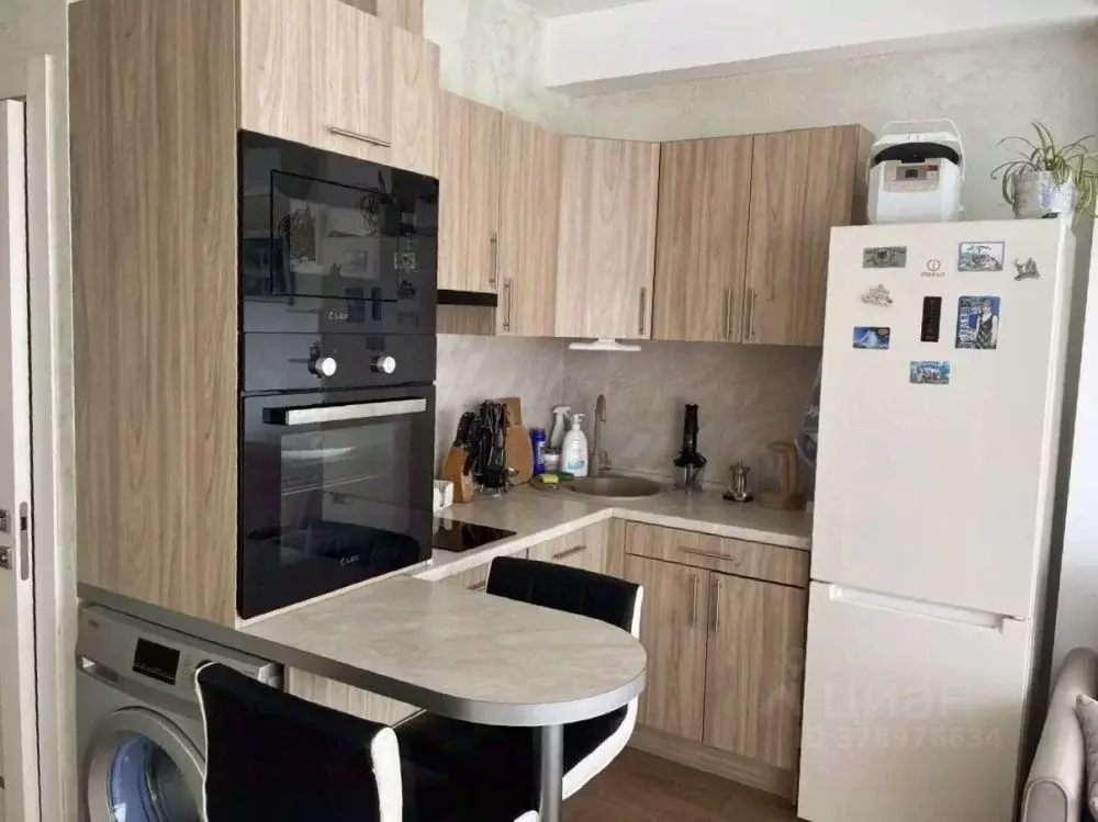 1-к кв. Краснодарский край, Сочи Донская мкр, ул. Гончарова, 1/1 (32.0 ... - Фото 1