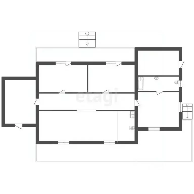 Дом в Забайкальский край, Читинский район, Смоленское с/пос, Брусника ... - Фото 1