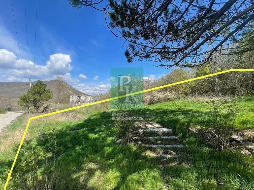 Участок в Севастополь с. Тыловое, ул. Лесная (7.66 сот.) - Фото 2