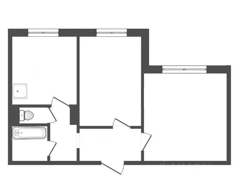 2-к кв. Красноярский край, Красноярск Судостроительная ул., 133 (52.2 ... - Фото 1