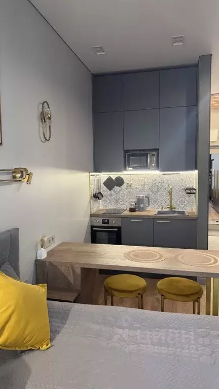 Студия Москва Автомобильный проезд, 4к5 (25.0 м) - Фото 1
