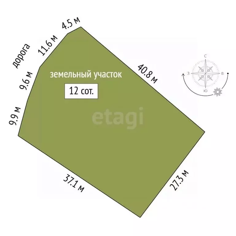 Участок в Крым, Ленинский район, Белинское с/пос, с. Новоотрадное ул. ... - Фото 1