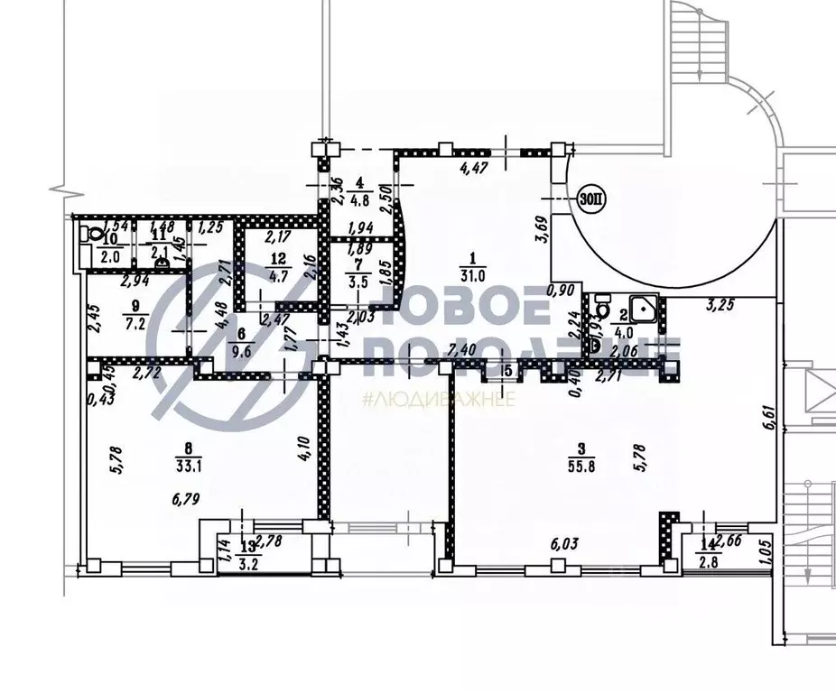 Офис в Омская область, Омск ул. Фрунзе, 1к3 (180 м) - Фото 2