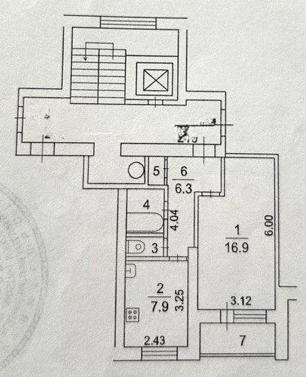 1-к. квартира, 40 м, 8/9 эт. - Фото 0