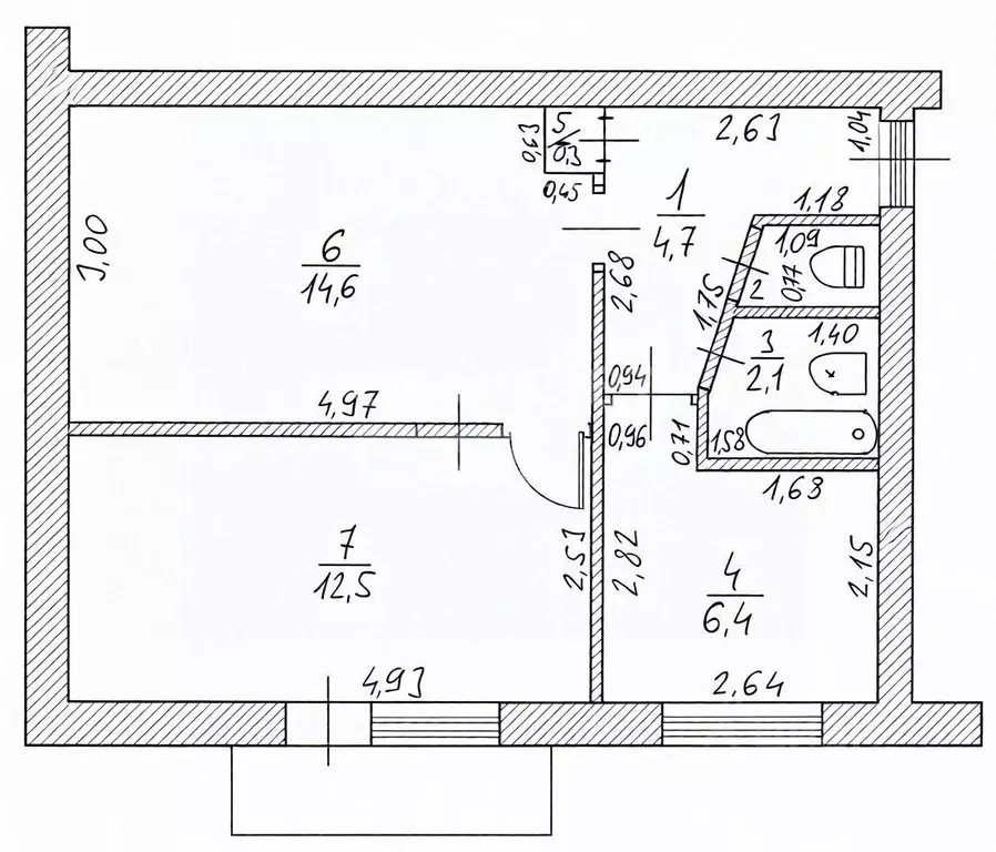 2-к кв. Рязанская область, Захаровский муниципальный округ, д. ... - Фото 2