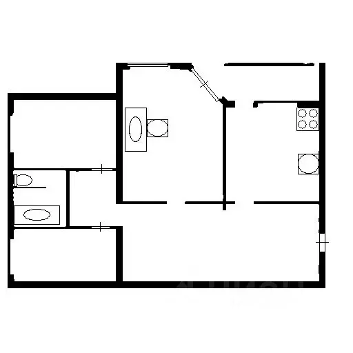 3-к кв. Ямало-Ненецкий АО, Надым ул. Зверева, 41 (68.4 м) - Фото 1