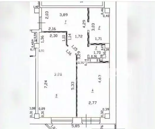 1-к кв. Хакасия, Абакан ул. Крылова, 46 (53.0 м) - Фото 2