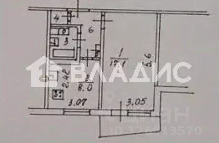 1-к кв. Владимирская область, Владимир ул. Соколова-Соколенка, 16 ... - Фото 2