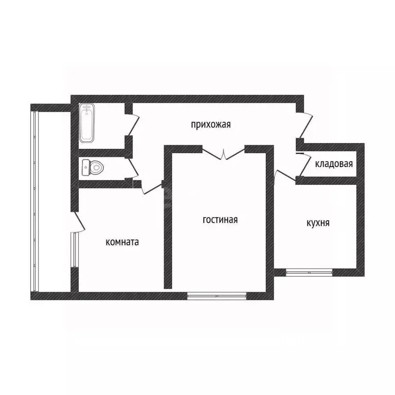 2-к кв. Алтайский край, Бийск ул. Декабристов, 10/1 (54.5 м) - Фото 1