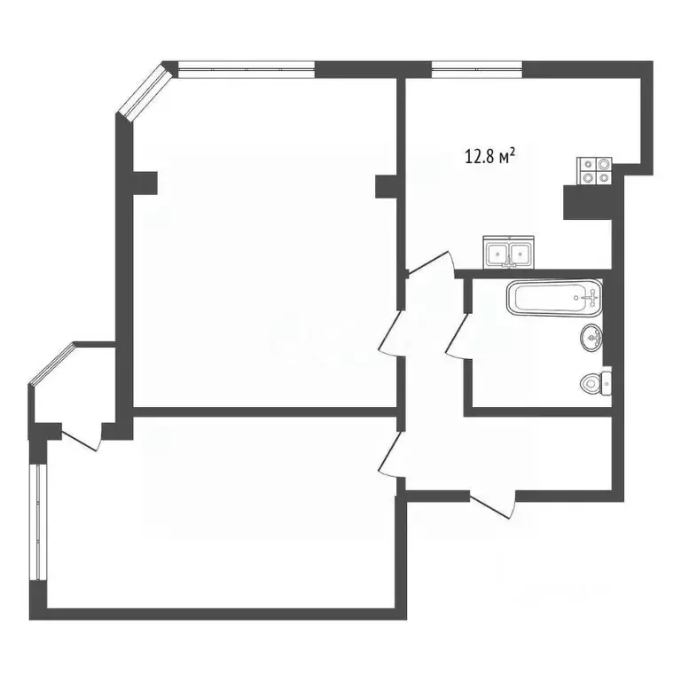 2-к кв. Севастополь просп. Античный, 26 (69.8 м) - Фото 2