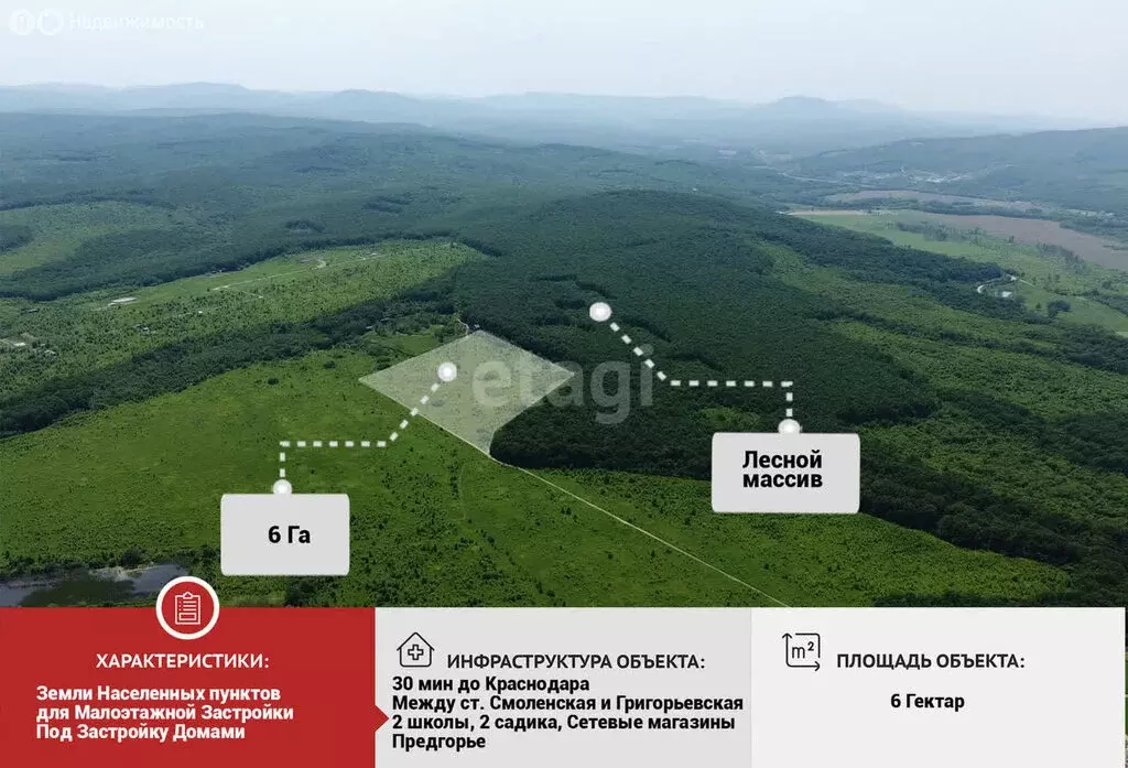 Участок в Северский район, Григорьевское сельское поселение, станица ... - Фото 0