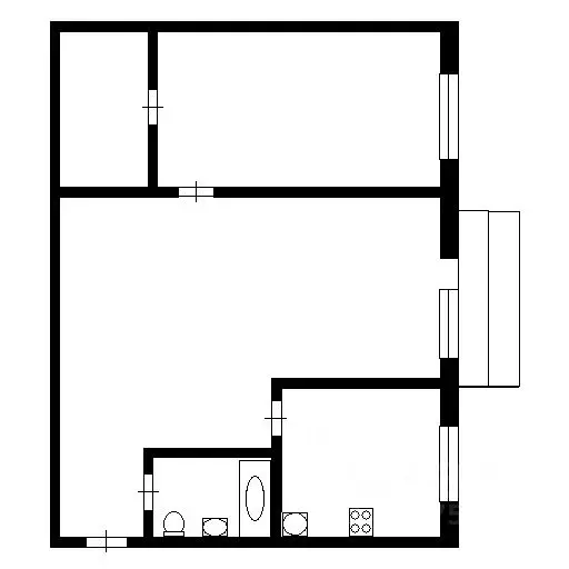 2-к кв. Ярославская область, Ярославль ул. Титова, 4 (43.0 м) - Фото 2