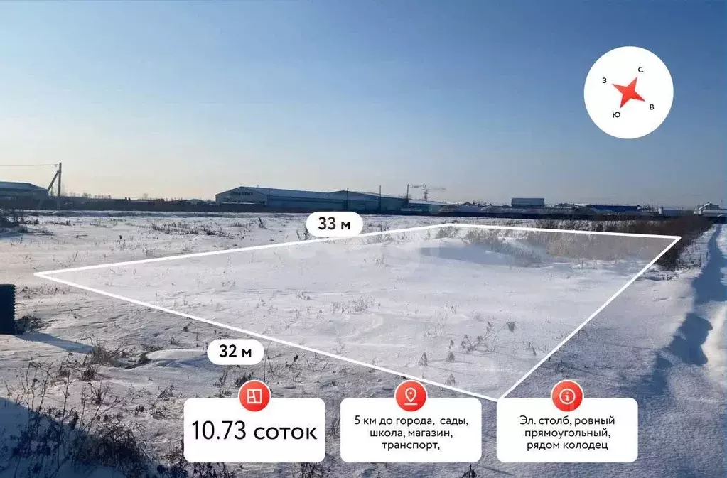 Участок в Хабаровский край, Хабаровский район, Тополевское с/пос, с. ... - Фото 1