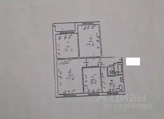 4-к кв. Астраханская область, Астрахань Имени Бабаевского мкр, ул. ... - Фото 2