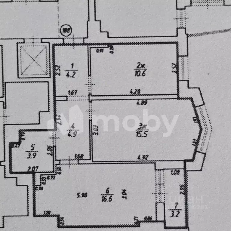 2-к кв. Калининградская область, Калининград Батальная ул., 104 (58.7 ... - Фото 1