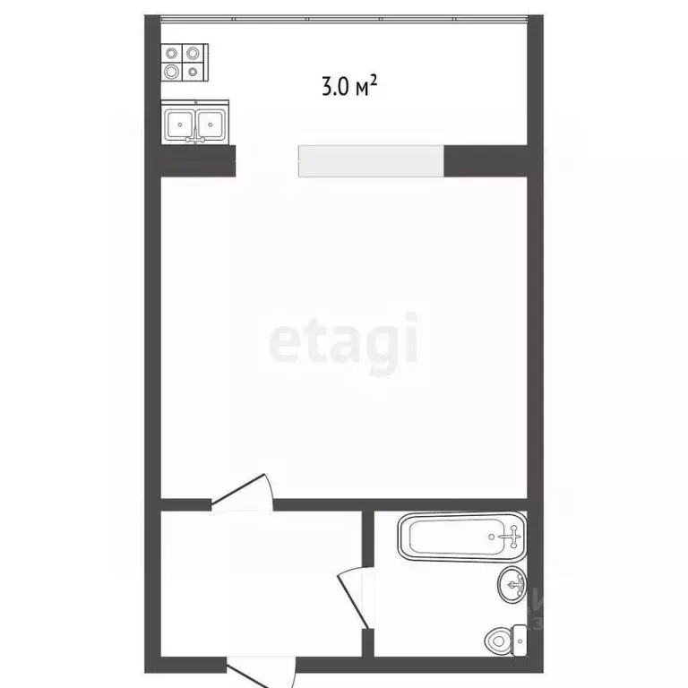 Студия Тюменская область, Тюмень Олимпийская ул., 22 (15.0 м) - Фото 0