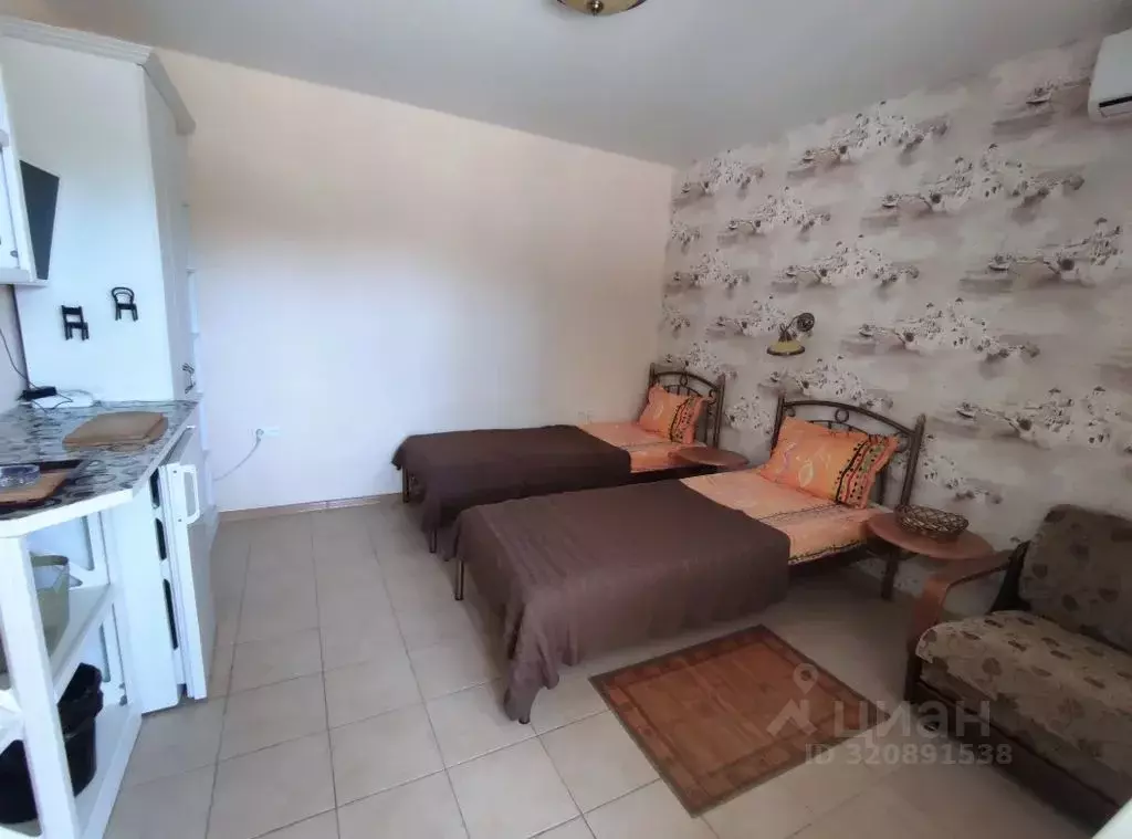 Комната Крым, Сакский район, Штормовское с/пос, с. Поповка ул. Новая, ... - Фото 1