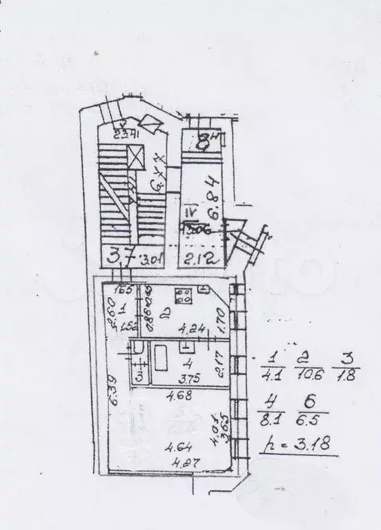 1-к. квартира, 50 м, 1/6 эт. - Фото 0