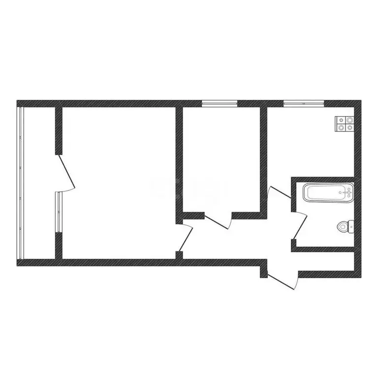 2-комнатная квартира: Черкесск, улица Космонавтов, 64 (40.6 м) - Фото 2