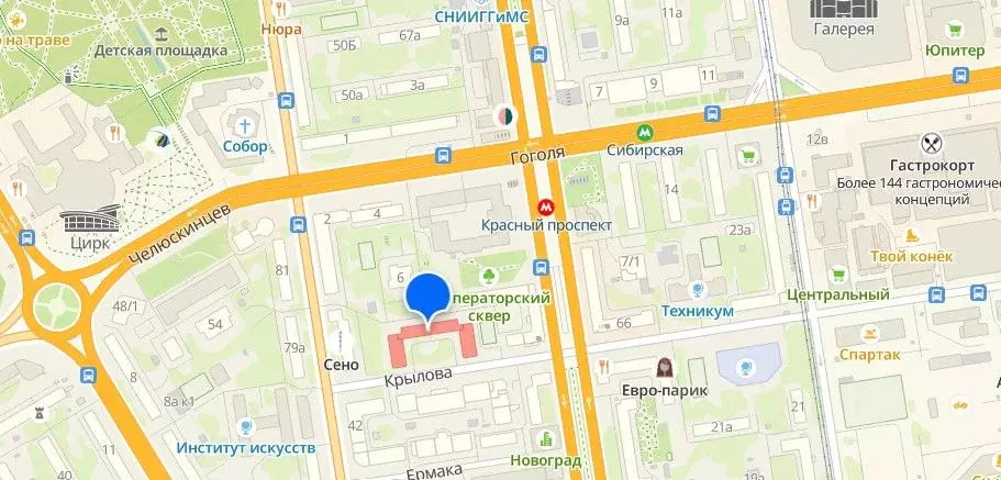 Офис в Новосибирская область, Новосибирск ул. Крылова, 3 (141 м) - Фото 2