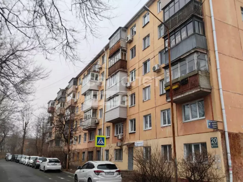 1-к кв. Приморский край, Владивосток ул. Овчинникова, 20 (30.8 м) - Фото 0