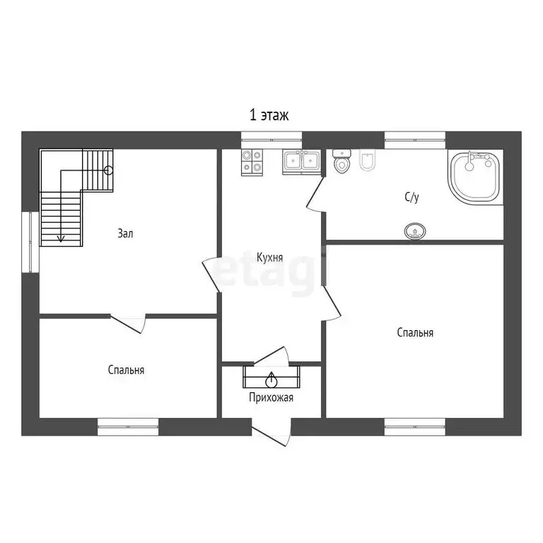 Дом в Тукаевский район, Кузкеевское сельское поселение, село Верхний ... - Фото 1