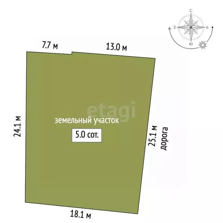 Участок в Ханты-Мансийский АО, Сургут № 41 Рябинка садоводческий ... - Фото 1