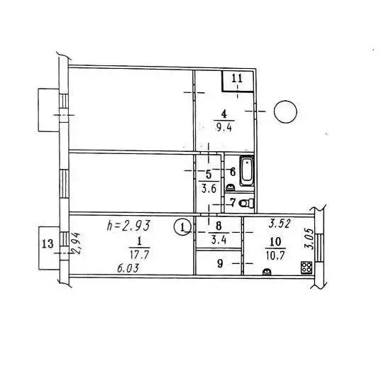 Комната Омская область, Омск ул. 16-й Военный городок, 339 (42.3 м) - Фото 1