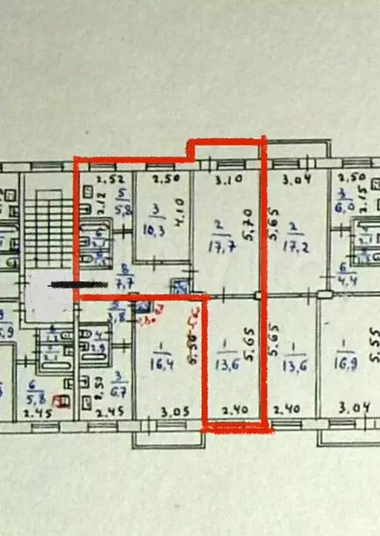 3-к. квартира, 59 м, 3/5 эт. - Фото 0