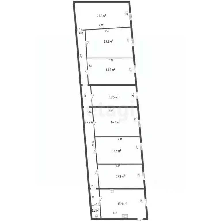 Офис в Санкт-Петербург наб. Реки Фонтанки, 51-53 (156 м) - Фото 2