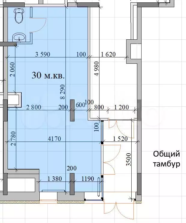 Аренда помещения, 30 м, ЖК Новотомилино - Фото 0