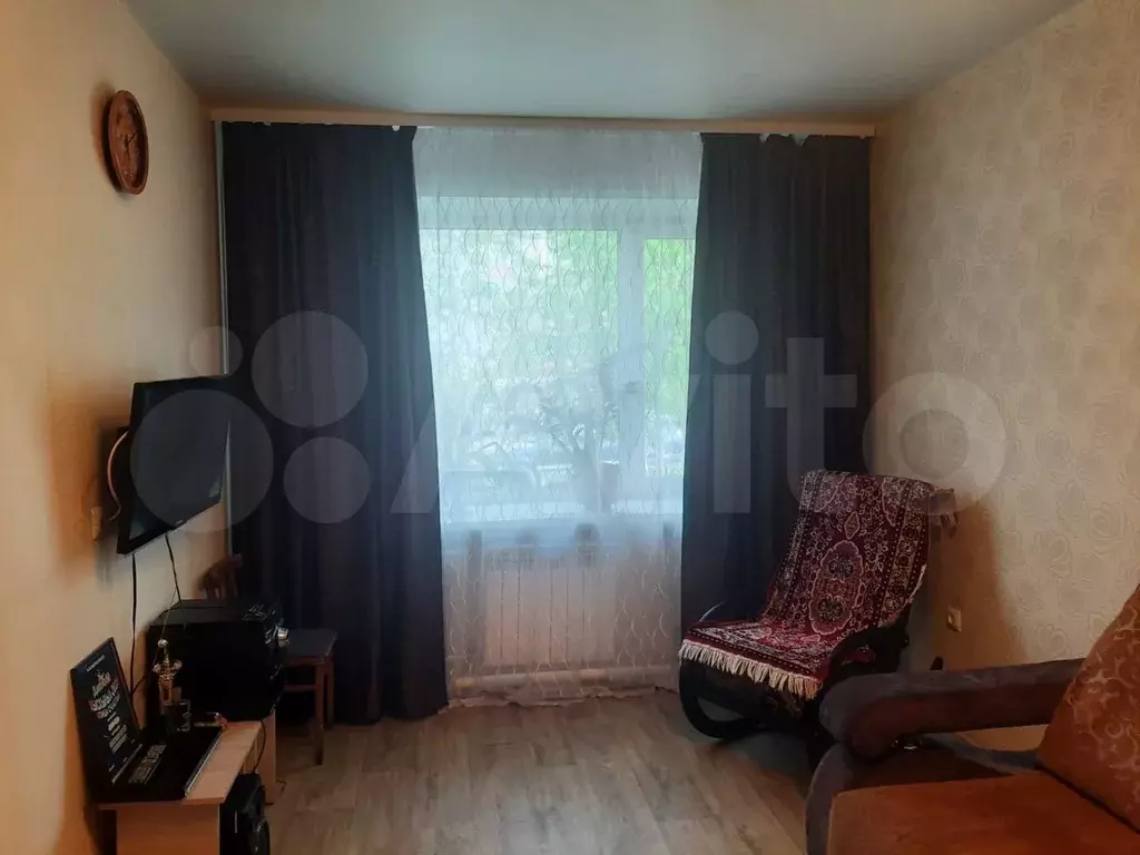 1-к. квартира, 30 м, 1/2 эт. - Фото 0