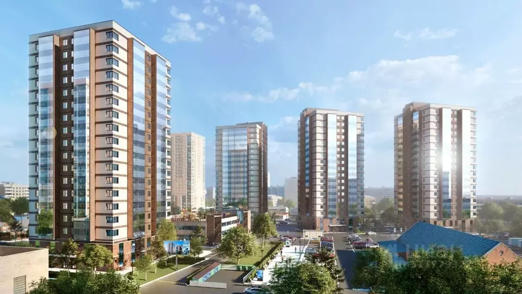 3-к кв. Красноярский край, Красноярск Аэровокзальная ул., 19/3 (78.86 ... - Фото 1