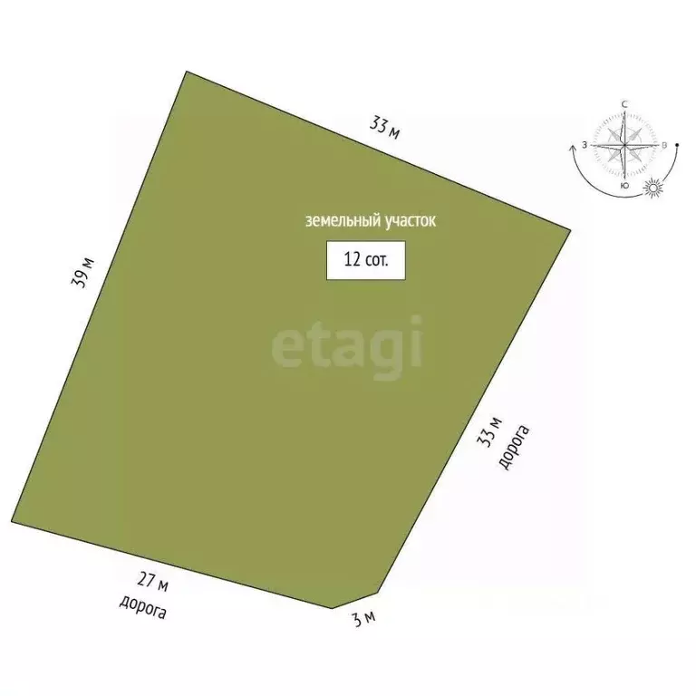 Участок в Тюменская область, Нижнетавдинский муниципальный округ, д. ... - Фото 2