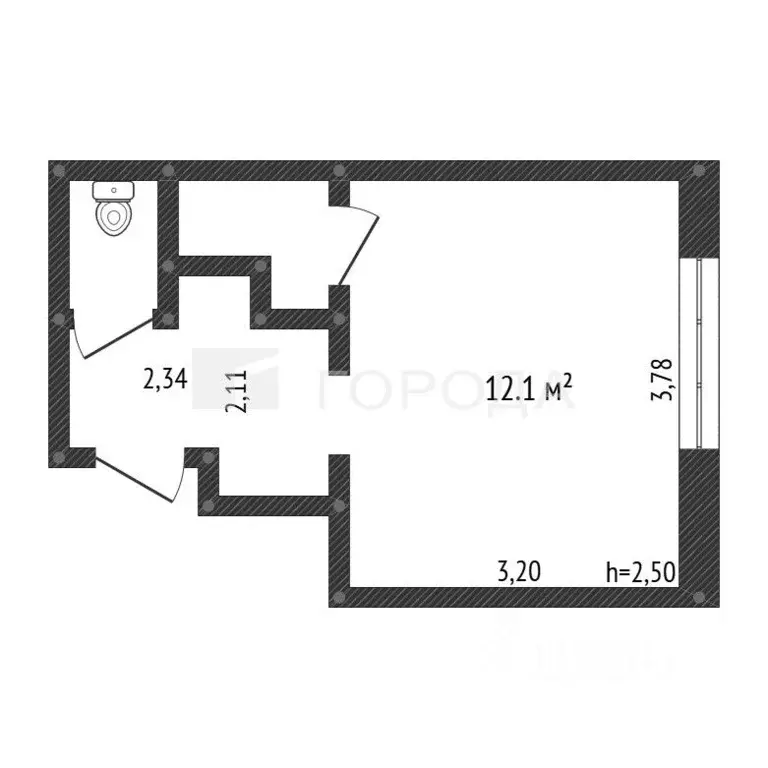 1-к кв. Кемеровская область, Новокузнецк ул. Климасенко, 12/2 (18.1 м) - Фото 1