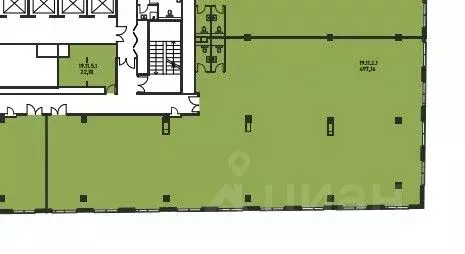 Офис в Москва Полесский проезд, 16 (497 м) - Фото 2