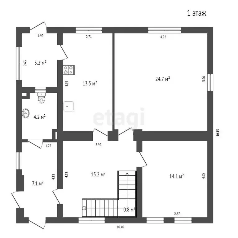 Дом в Прокопьевск, Главная улица (182.3 м) - Фото 1