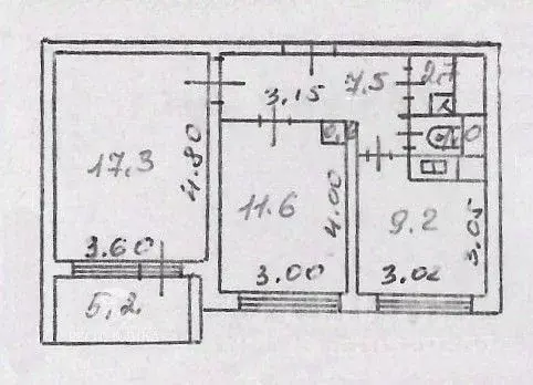 2-к кв. Карелия, Костомукша Октябрьская ул., 7 (49.6 м) - Фото 1