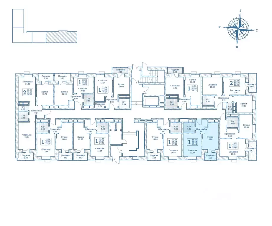 1-к кв. Московская область, Щелково городской округ, Монино пгт ... - Фото 2