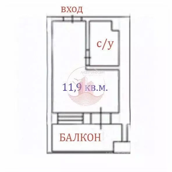 Студия Крым, Евпатория ул. Матвеева, 4 (12.0 м) - Фото 1