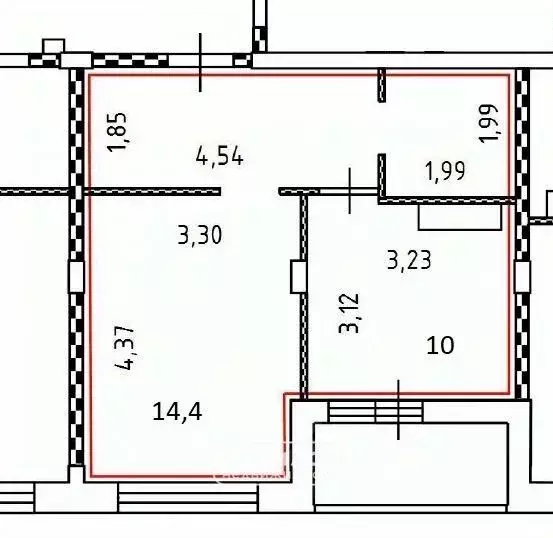 1-к кв. Курская область, Курск Северный жилрайон, ул. Генерала ... - Фото 1