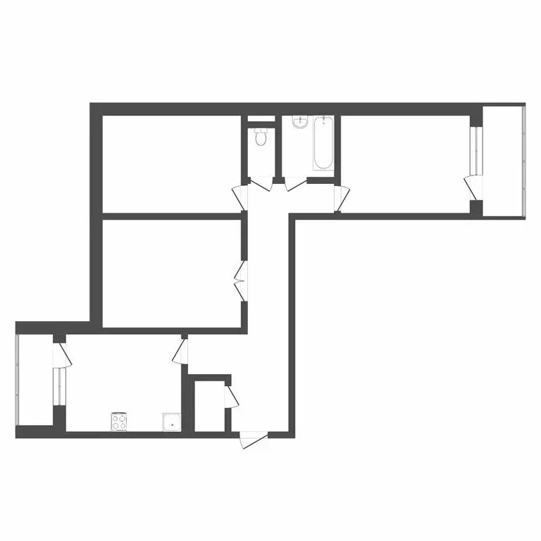 3-комнатная квартира: Тюмень, улица Беляева, 29к1 (83 м) - Фото 0