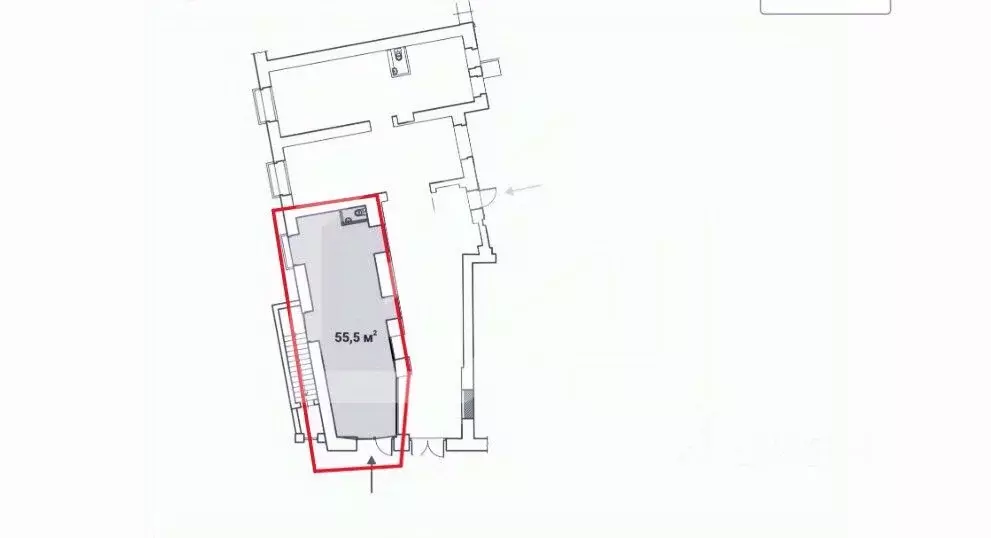 Помещение свободного назначения в Москва ул. Земляной Вал, 23С1 (56 м) - Фото 2