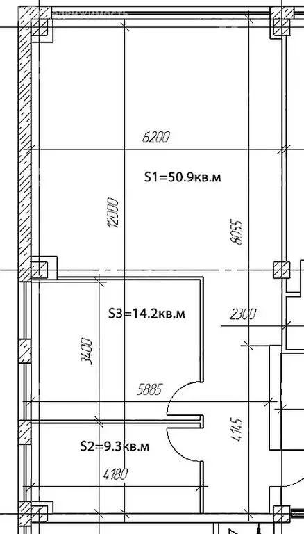 Офис (78 м) - Фото 1