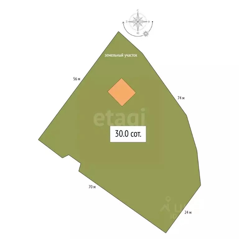 Дом в Алтай, Чемальский район, с. Уожан Центральная ул., 5 (100 м) - Фото 2