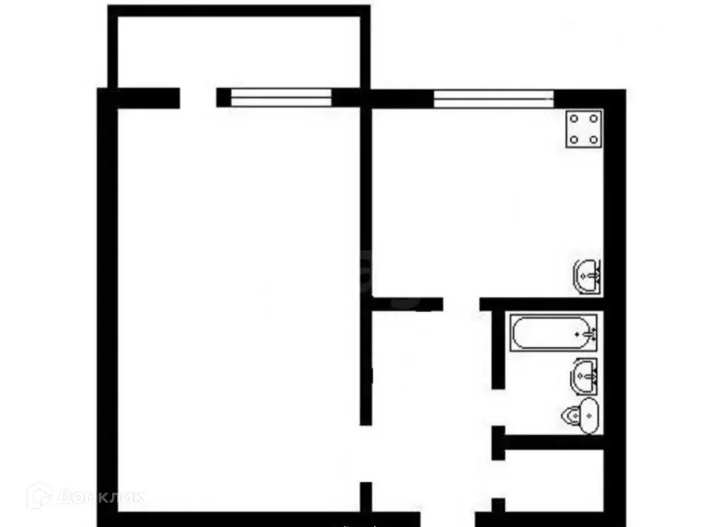 Продаётся 1-к квартира, 37.3 м - Фото 1