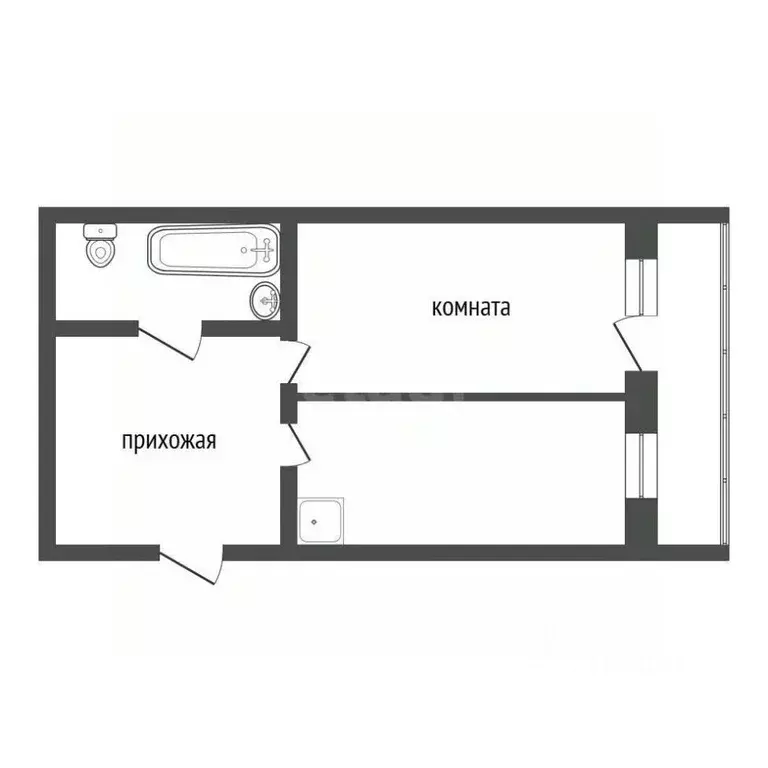 1-к кв. Красноярский край, Красноярск Николаевка мкр, ул. 2-я ... - Фото 1