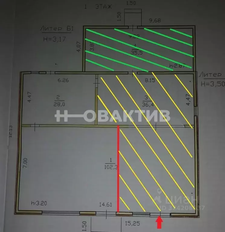 Помещение свободного назначения в Красноярский край, Курагинский ... - Фото 2