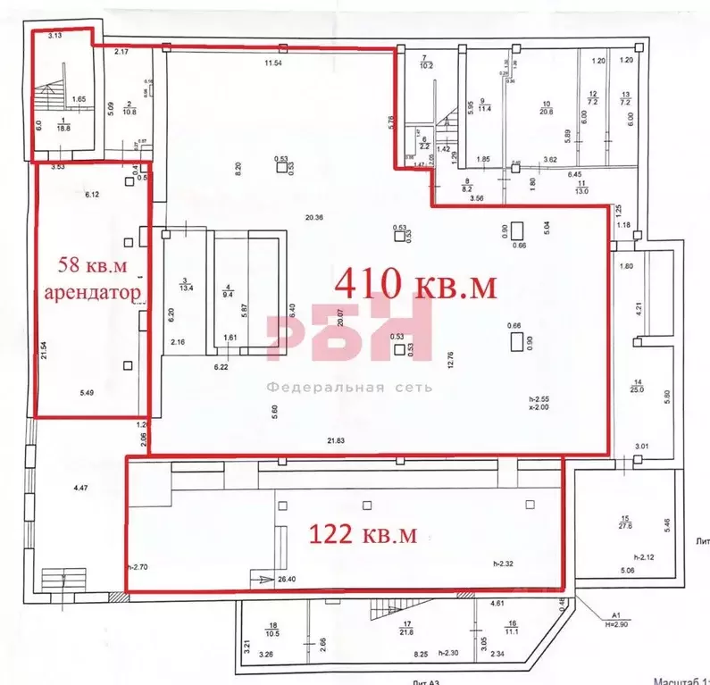 Торговая площадь в Башкортостан, Уфа ул. Степана Кувыкина, 11 (122 м) - Фото 1