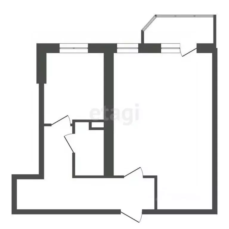2-к кв. Калужская область, Обнинск Белкинская ул., 40 (57.4 м) - Фото 2